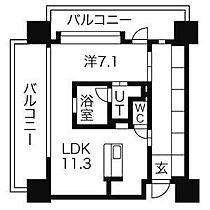 愛知県名古屋市東区泉３丁目（賃貸マンション1LDK・4階・54.69㎡） その2