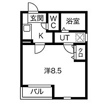 愛知県名古屋市東区矢田４丁目（賃貸アパート1K・1階・24.17㎡） その2