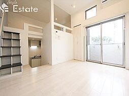 名鉄瀬戸線 尼ケ坂駅 徒歩6分の賃貸アパート 1階1Kのリビング/ダイニング