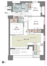 リエトコート丸の内 3LDKの間取図画像