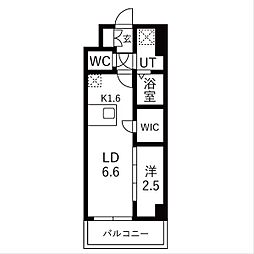 LiveFlat千種WEST 1LDKの間取図画像