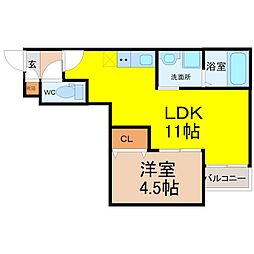 間取図画像 1LDK