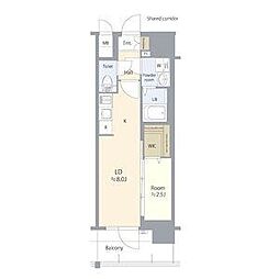 間取図画像 1LDK