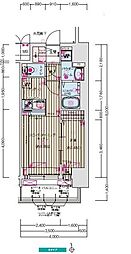 プレサンスTHE新栄 1LDKの間取図画像