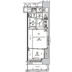 CRESTTAPPOZONE2 1LDKの間取図画像