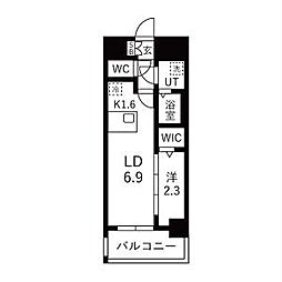 メイクスアート名古屋城西 1LDKの間取図画像