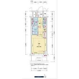 プレサンス広小路通今池 1Kの間取図画像