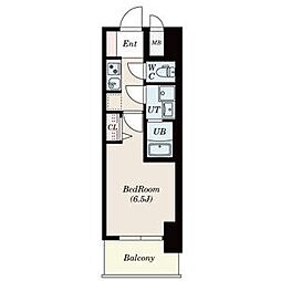 S-RESIDENCE今池駅前 1Kの間取図画像
