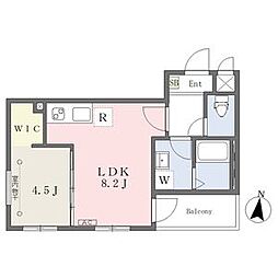 Move名城公園 1LDKの間取図画像
