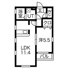 物件の間取り