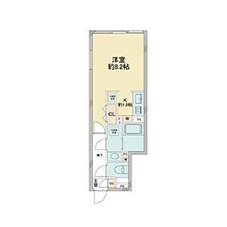 LUORE大曽根 ワンルームの間取図画像
