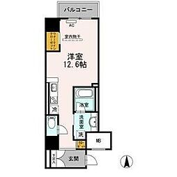 御幸レジデンス丸の内 ワンルームの間取図画像