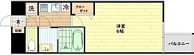 大阪府大阪市中央区南船場1丁目（賃貸マンション1K・4階・21.77㎡） その2