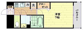 大阪府大阪市浪速区桜川2丁目（賃貸マンション1K・4階・23.64㎡） その2