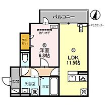 アルコイリス上筒井  ｜ 兵庫県神戸市中央区上筒井通7丁目（賃貸アパート1LDK・3階・45.55㎡） その2