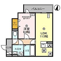 アルコイリス上筒井  ｜ 兵庫県神戸市中央区上筒井通7丁目（賃貸アパート1LDK・1階・45.55㎡） その2