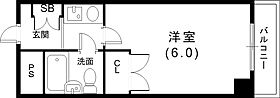 シャルムメゾン春日野道 402 ｜ 兵庫県神戸市中央区筒井町3丁目13-17（賃貸マンション1K・4階・18.76㎡） その2