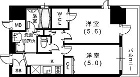 エステムコート神戸元町IIリザーヴ  ｜ 兵庫県神戸市中央区下山手通9丁目（賃貸マンション2K・10階・35.88㎡） その2