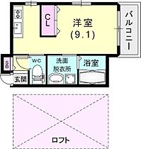 K-MaisonRiche 102 ｜ 兵庫県神戸市長田区房王寺町1丁目10-3（賃貸アパート1R・1階・24.84㎡） その2