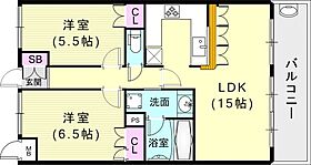 リーガル京都北白川  ｜ 京都府京都市左京区北白川西町82-7（賃貸マンション2LDK・3階・62.10㎡） その2