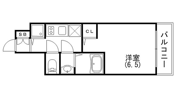 ファーストフィオーレ神戸駅前 1102｜兵庫県神戸市中央区相生町5丁目(賃貸マンション1K・11階・21.88㎡)の写真 その3