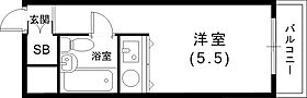 朝日プラザ新神戸 606 ｜ 兵庫県神戸市中央区生田町1丁目2-18（賃貸マンション1R・6階・15.00㎡） その2