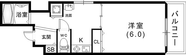 プレサンス神戸駅前 305｜兵庫県神戸市中央区古湊通1丁目(賃貸マンション1K・3階・22.70㎡)の写真 その3