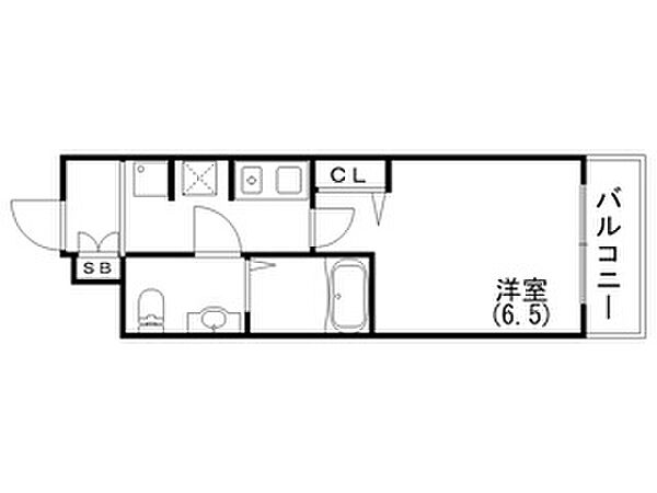 グリーン・ネス神戸駅前 305｜兵庫県神戸市中央区中町通3丁目(賃貸マンション1K・3階・21.42㎡)の写真 その3