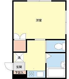 メゾン・ド・イグレ 1Kの間取図画像