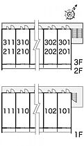 レオパレスＮＳクロスＢ 211 ｜ 大阪府守口市八雲西町4丁目27-5（賃貸マンション1K・2階・19.87㎡） その4