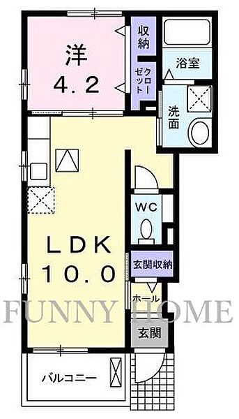 東京都世田谷区世田谷4丁目(賃貸アパート1LDK・1階・37.76㎡)の写真 その2