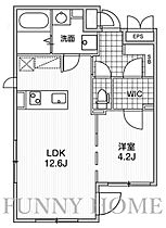 東京都世田谷区上馬2丁目（賃貸マンション1LDK・4階・41.57㎡） その2