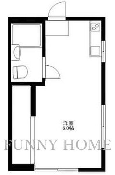 東京都世田谷区代沢4丁目(賃貸アパート1R・2階・18.00㎡)の写真 その2