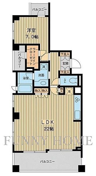 東京都目黒区八雲5丁目(賃貸マンション1LDK・2階・66.20㎡)の写真 その2