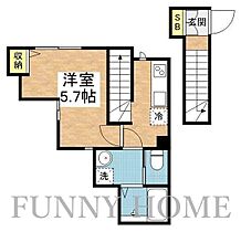 東京都世田谷区駒沢2丁目（賃貸マンション1K・2階・24.22㎡） その2