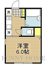 東京都世田谷区若林4丁目（賃貸アパート1K・2階・20.26㎡） その2