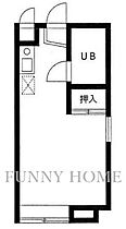 東京都世田谷区桜1丁目（賃貸アパート1R・1階・18.83㎡） その2