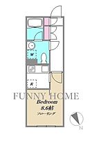 東京都世田谷区船橋6丁目（賃貸マンション1R・3階・26.25㎡） その2