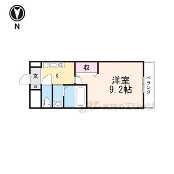 ネオパレス亀岡 611｜京都府亀岡市大井町並河２丁目(賃貸マンション1K・5階・26.10㎡)の写真 その2