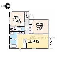 京都府舞鶴市愛宕中町（賃貸アパート2LDK・2階・54.00㎡） その2