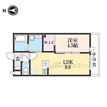 オークテラス 103 ｜ 京都府福知山市字前田（賃貸アパート1LDK・1階・36.00㎡） その2