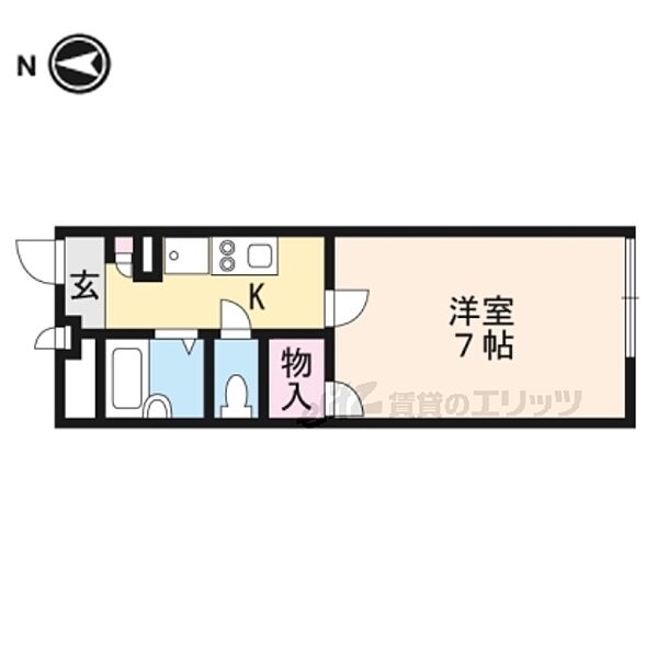 京都府舞鶴市字浜(賃貸アパート1K・1階・22.35㎡)の写真 その2