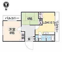 京都府亀岡市千代川町小林北ン田（賃貸マンション2LDK・3階・65.00㎡） その2