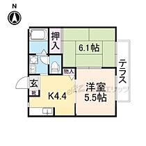 ハオスフロイデB棟 203 ｜ 兵庫県丹波市氷上町横田（賃貸アパート2K・2階・36.70㎡） その2