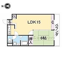 京都府南丹市園部町小山西町柿ノ木谷（賃貸マンション1LDK・3階・40.00㎡） その2