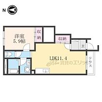 シャインヒル 101 ｜ 京都府福知山市桔梗が丘３丁目（賃貸アパート1LDK・1階・43.15㎡） その2