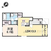 メゾンソラーレI 101 ｜ 京都府南丹市八木町大薮折戸（賃貸アパート1LDK・1階・50.01㎡） その2