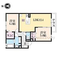 京都府南丹市園部町小山東町竹原（賃貸アパート2LDK・1階・56.44㎡） その2