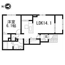 ヴィラ宮の前 106 ｜ 京都府南丹市園部町横田７号（賃貸アパート1LDK・1階・50.12㎡） その2