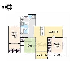 ライフステージ広瀬森 1階3LDKの間取り